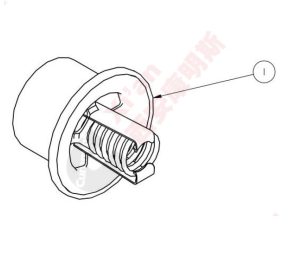 Термостат Cummins QSM11/M11/N14/QSZ13 SHACMAN Оригинал // 4973373X/2882757/4952204/4336659/DFT