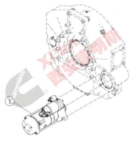 Стартер Cummins ISM11/M11/QSM SHACMAN Оригинал // 6564060X